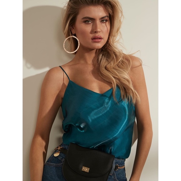 New GUESS Mariela Iridescent Bodysuit - Picture 2 of 6